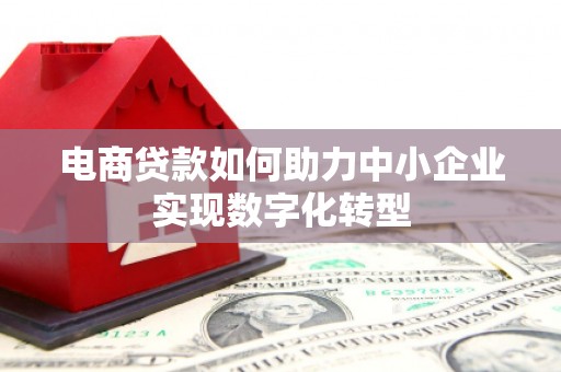 东乡电商贷款如何助力中小企业实现数字化转型