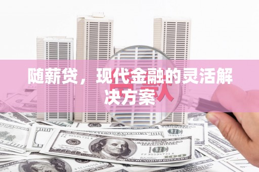 东乡随薪贷，现代金融的灵活解决方案