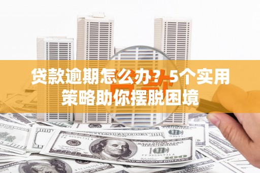 东乡贷款逾期怎么办？5个实用策略助你摆脱困境