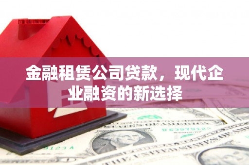 东乡金融租赁公司贷款，现代企业融资的新选择