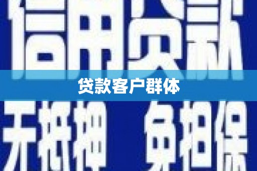 东乡贷款客户群体