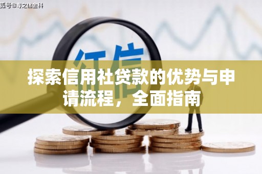 东乡探索信用社贷款的优势与申请流程，全面指南