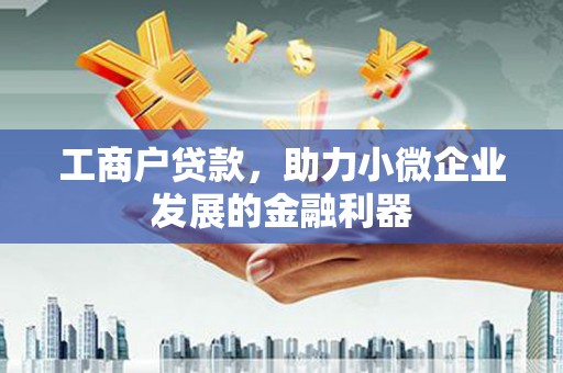 东乡工商户贷款，助力小微企业发展的金融利器
