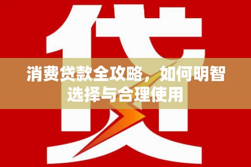 东乡消费贷款全攻略，如何明智选择与合理使用