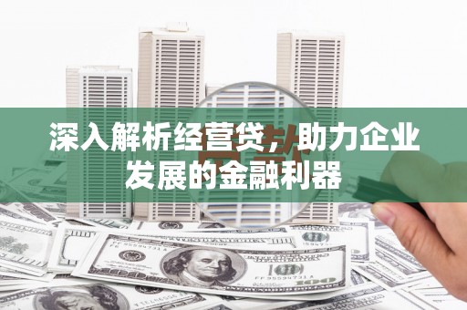 东乡深入解析经营贷，助力企业发展的金融利器