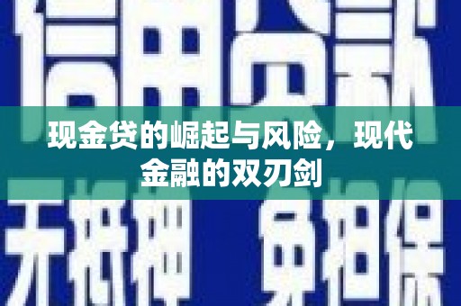 东乡现金贷的崛起与风险，现代金融的双刃剑