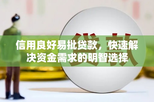 东乡信用良好易批贷款，快速解决资金需求的明智选择
