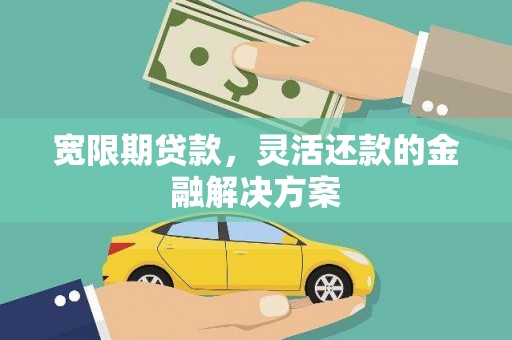 东乡宽限期贷款，灵活还款的金融解决方案