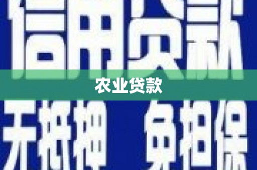 东乡农业贷款