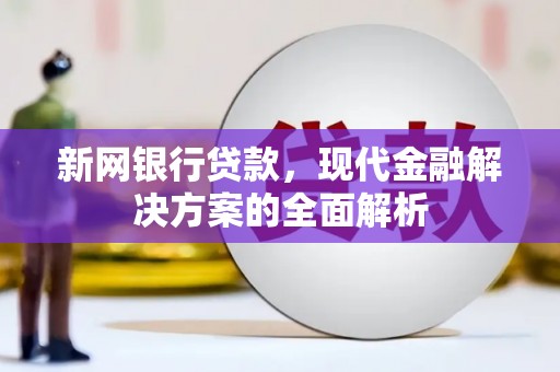 东乡新网银行贷款，现代金融解决方案的全面解析