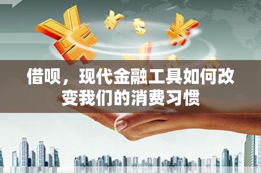 东乡借呗，现代金融工具如何改变我们的消费习惯
