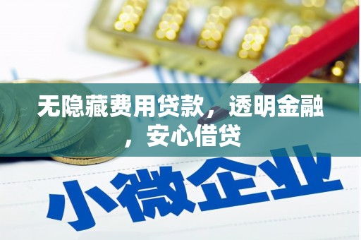 东乡无隐藏费用贷款，透明金融，安心借贷