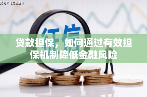 东乡贷款担保，如何通过有效担保机制降低金融风险