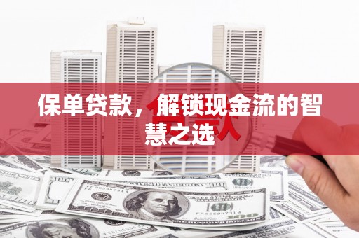 东乡保单贷款，解锁现金流的智慧之选