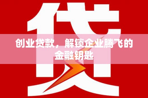 东乡创业贷款，解锁企业腾飞的金融钥匙