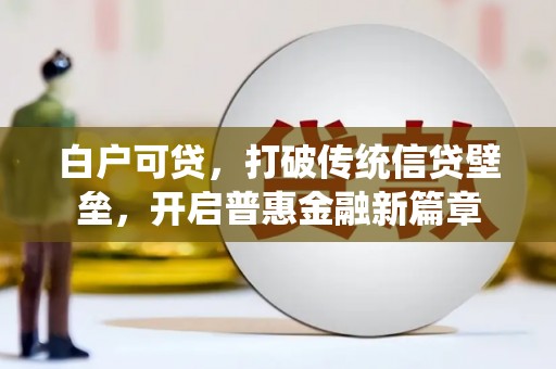东乡白户可贷，打破传统信贷壁垒，开启普惠金融新篇章