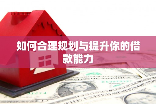 东乡如何合理规划与提升你的借款能力