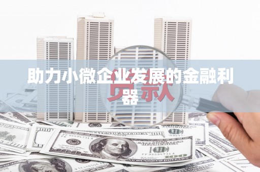 东乡助力小微企业发展的金融利器